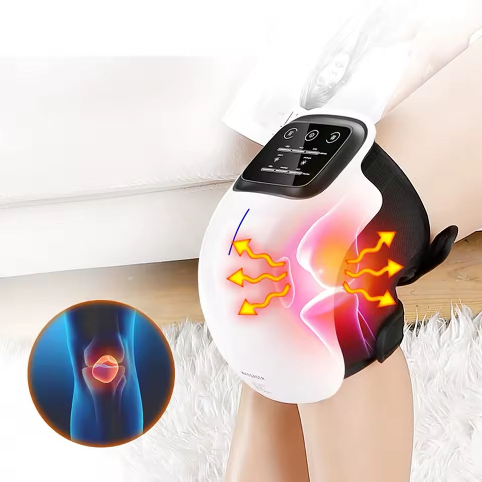Knee Pain Relief Massager – Heat + Red Light Therapy