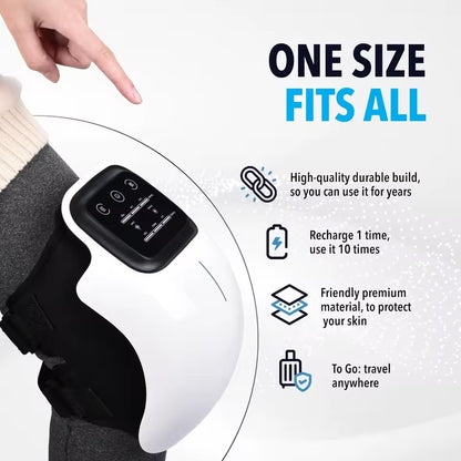 Knee Pain Relief Massager – Heat + Red Light Therapy
